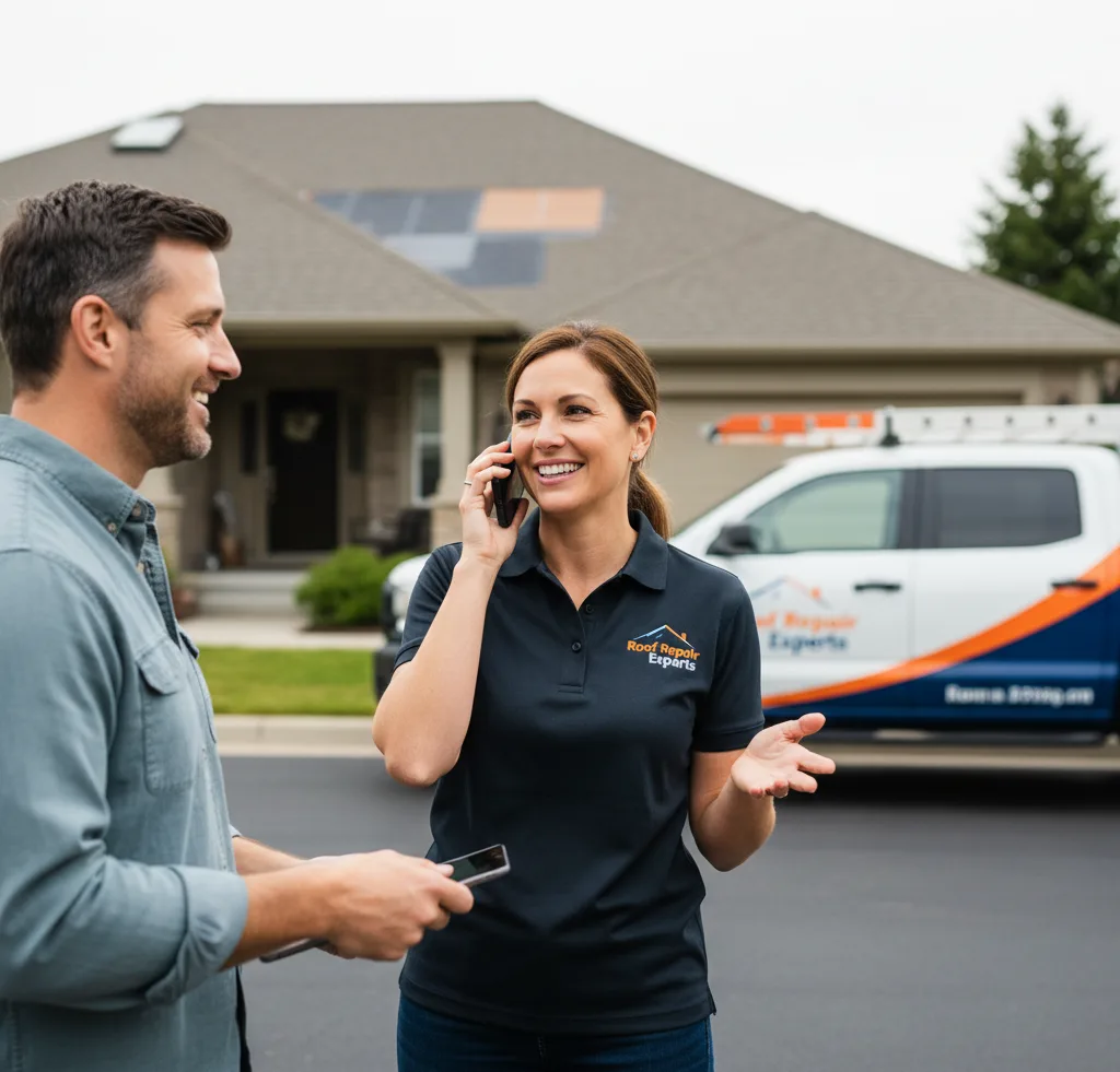 Genera Roof Repair customer support in De Witt